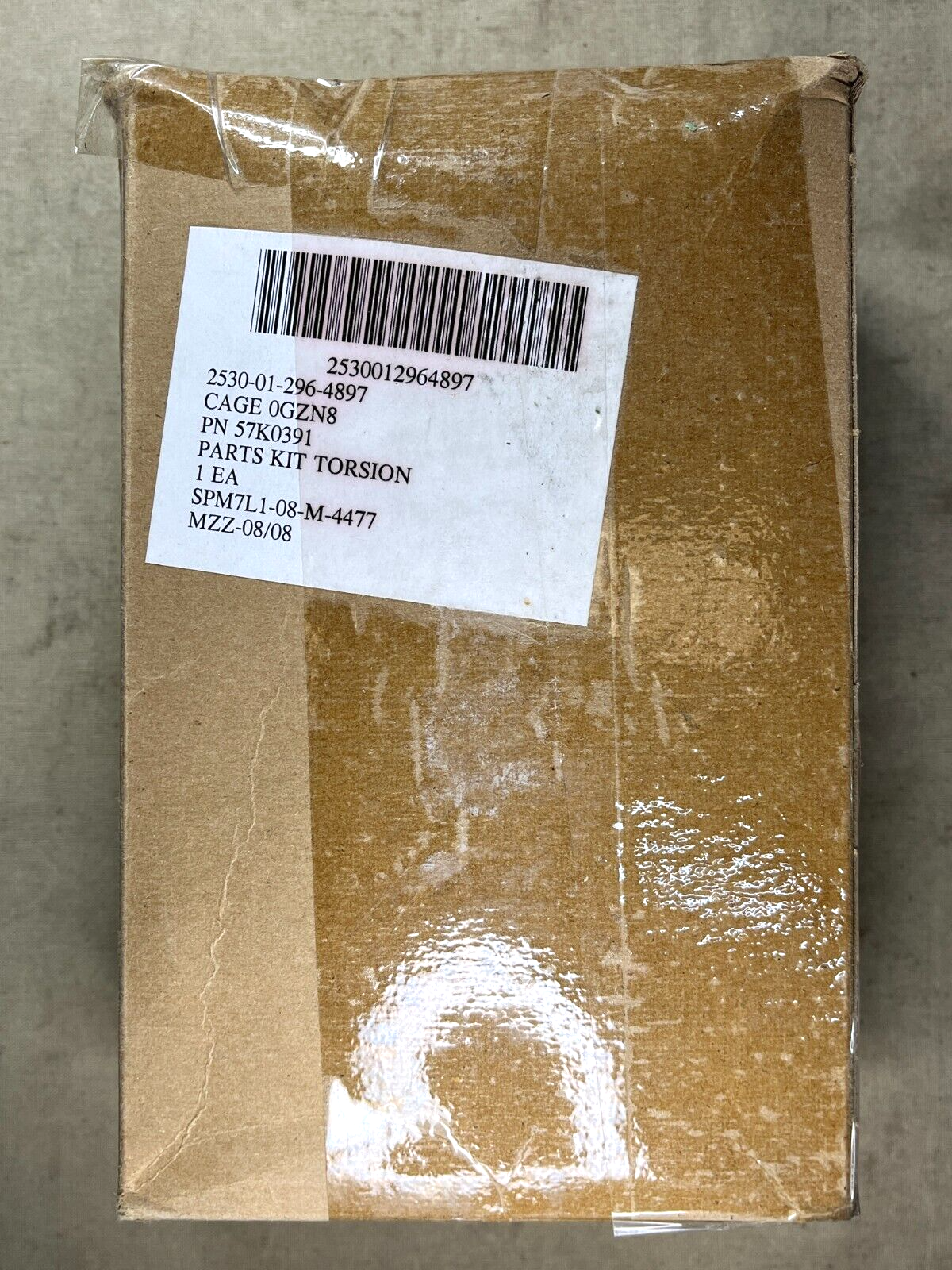 BRADLEY M2 M3 TORSION BAR PARTS KIT 57K0391 10088244 2530-01-296-4897