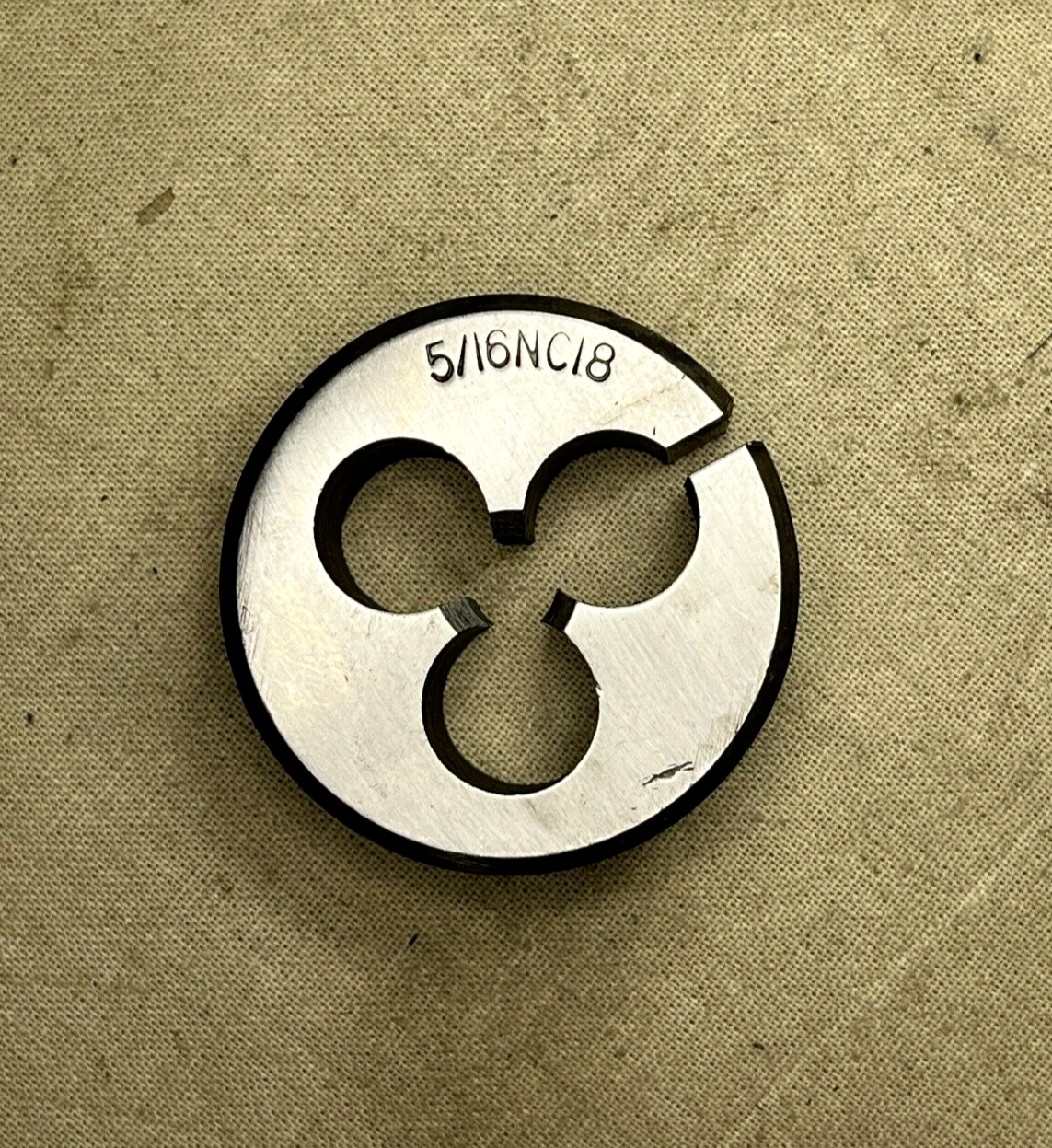 5/16" x 18 UNC SPLIT DIE THREAD CUTTER TUNGSTEN STEEL 5/16NC18