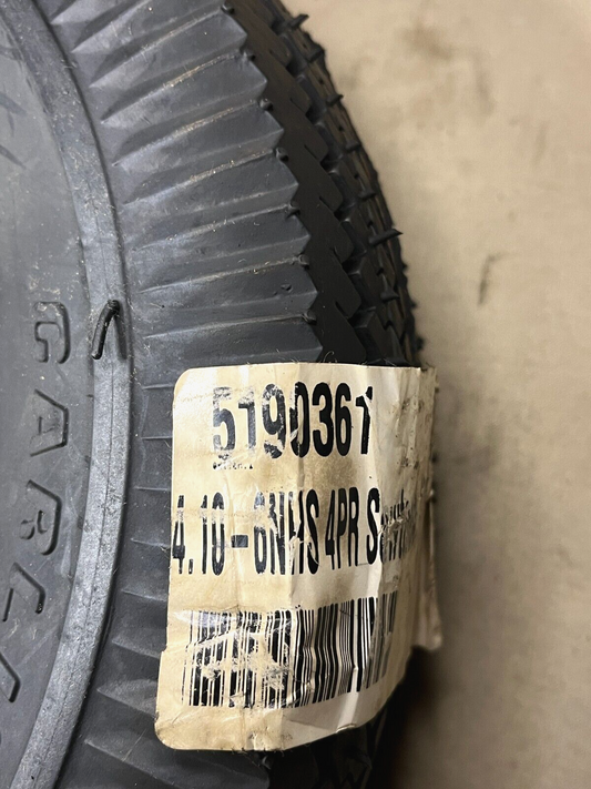 GENUINE CARLISLE SAWTOOTH RIB (NHS) 4.10-6 4 PLY YARD - LAWN TIRE 5190361