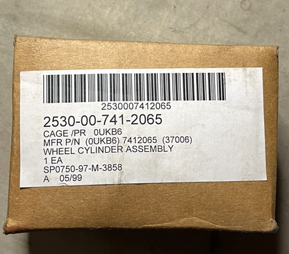 2.5TON M135 M200 SERIES WHEEL HYDRAULIC BRAKE CYLINDER ASSEMBLY 2530-00-741-2065