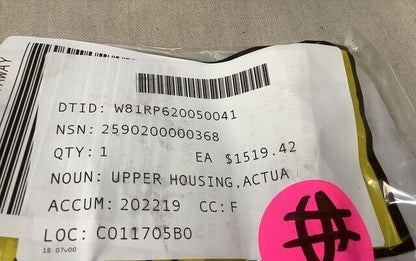 LIGHT ARMORED VEHICLE INFANTRY CARRIER 10626604-PW ACTUATOR UPPER HOUSING