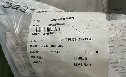 Bitumen Heater 4KP954 NSN 3895-01-544-5227 - photo 8
