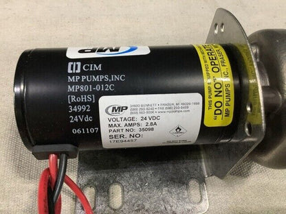 MP PUMP MP801-012C ENGINE COOLING PUMP SYSTEM 35098 4185971 2930-01-658-6139