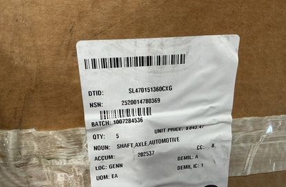 Axle Shaft M1117 NSN 2520-01-478-0369 - photo 8
