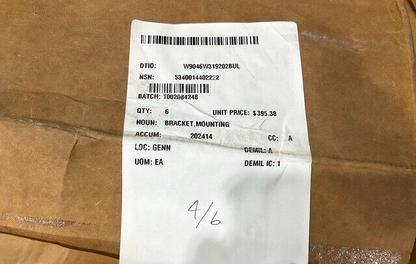 M1000 CHETTL TRAILER DRS SYSTEM SW34446-2 MOUNTING BRACKET 5340-01-440-2222