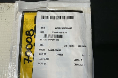 Blank Panel LS1075893 NSN 5340-01-596-1634 - photo 8