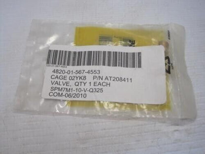 John Deere AT208411 1/8" Pressure Relief Valve 624KR Loader NSN 4820-01-567-4553