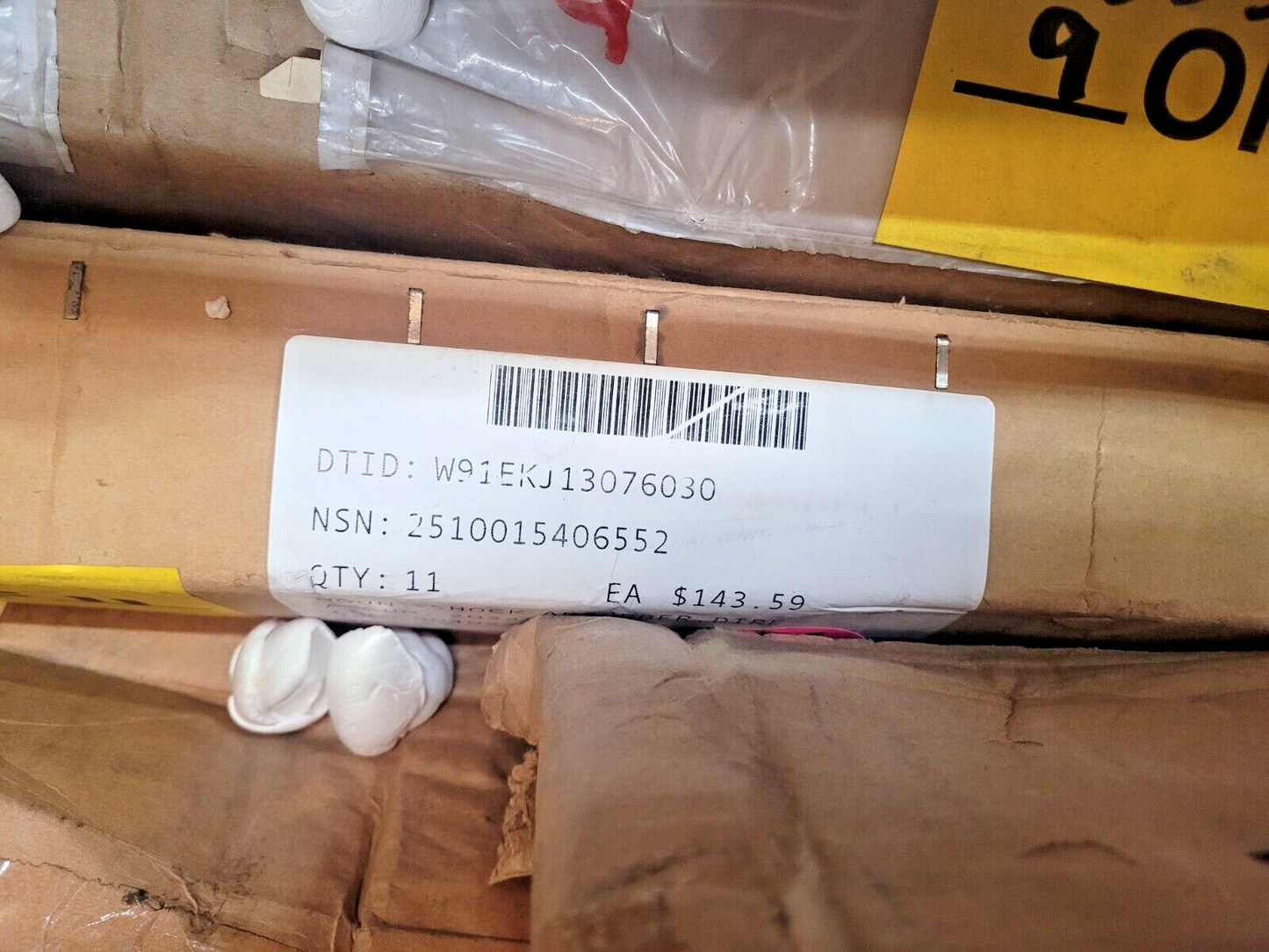 RG-31 CAR ARMORED MINE DISPOSAL DIRECT ACTION SHOCK ABSORBER 2510-01-540-6552