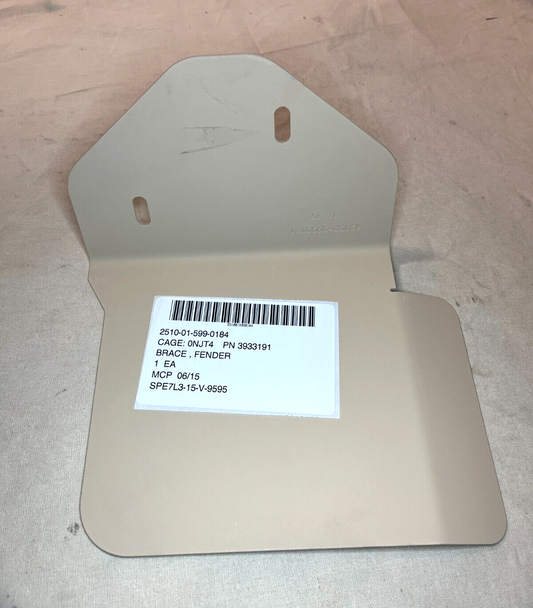 OSHKOSH M-ATV FENDER BRACKET RETAINER, BRACE 3933191 2510-01-599-0184