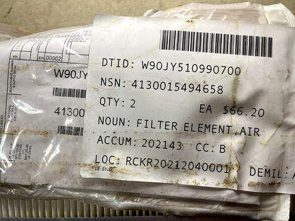 JCB HMEE TRACTOR 360260A2 CABIN AIR CONDITIONING FILTER ELEMENT 4130-01-549-4658