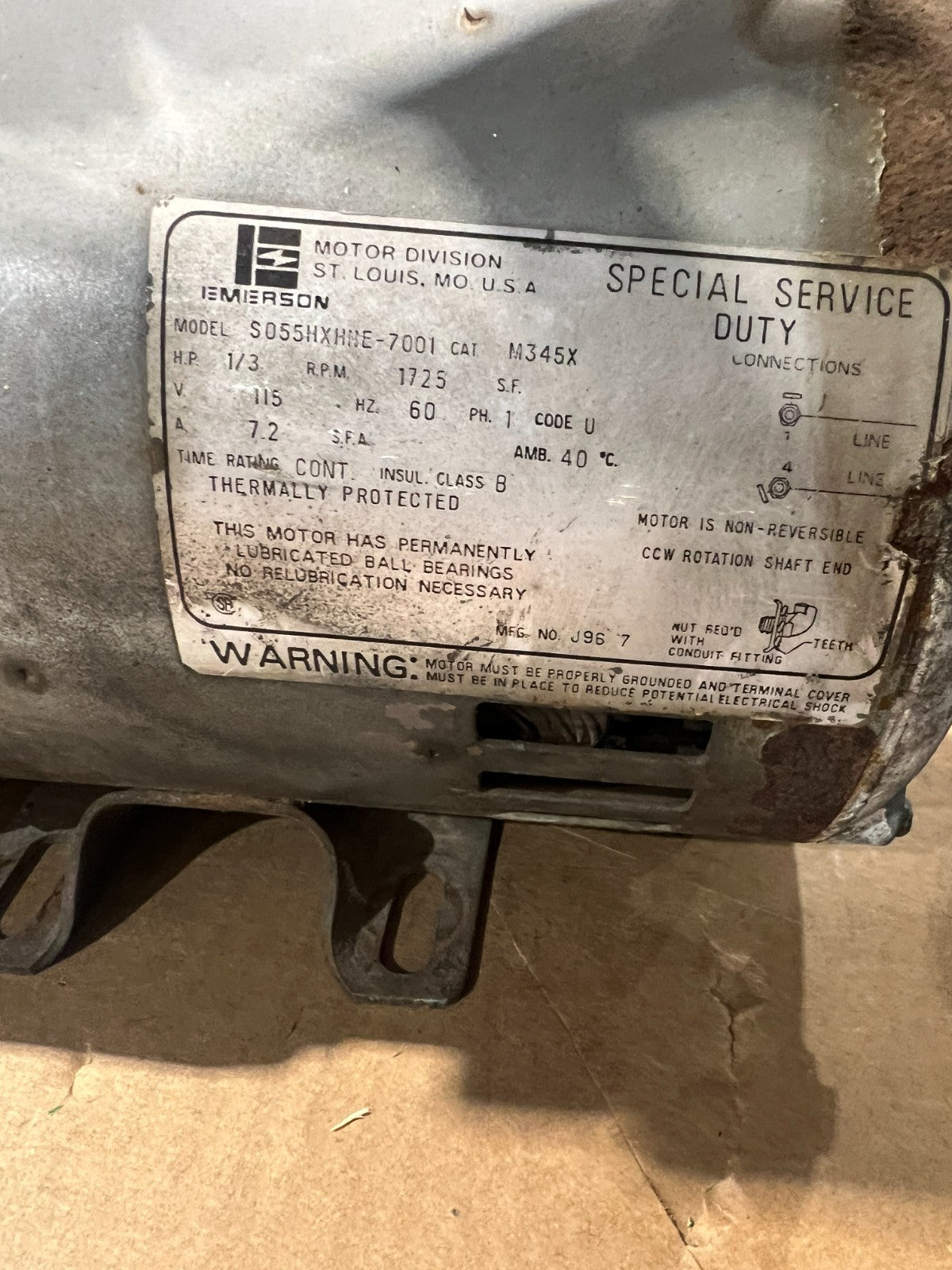 Motor S055HXHNE-700I