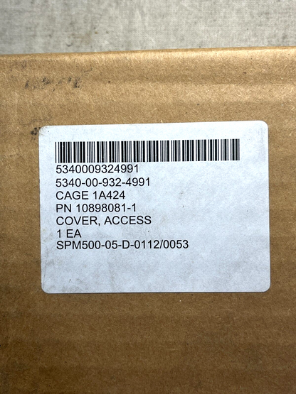 MILITARY FAASV M992, M109 HOWITZER 10898081-1 ACCESS COVER 5340-00-932-4991