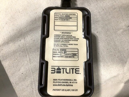 BATLITE TL107192-1 110/240V POWER DISTRIBUTION CONSOLE SWITCHE 6110-01-643-9282