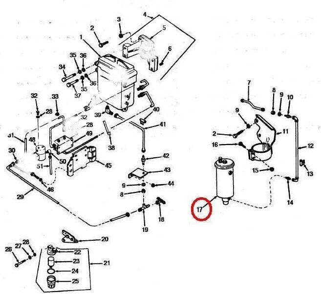 M60A1, M48A5 PUROLATOR 054615-09 FLUID FILTER PRESSURE 12254221 2910-01-037-4741