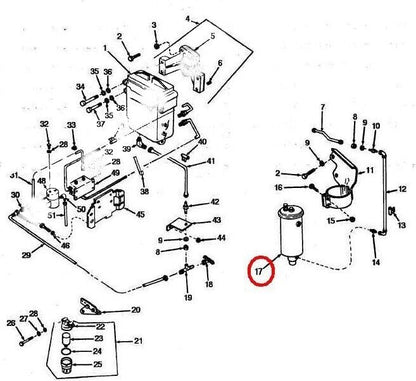 M60A1, M48A5 PUROLATOR 054615-09 FLUID FILTER PRESSURE 12254221 2910-01-037-4741