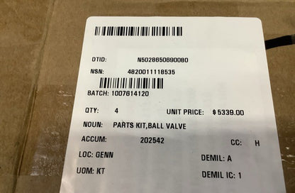 Ball Valve 255583PC83 NSN 4820-01-111-8535 - photo 3