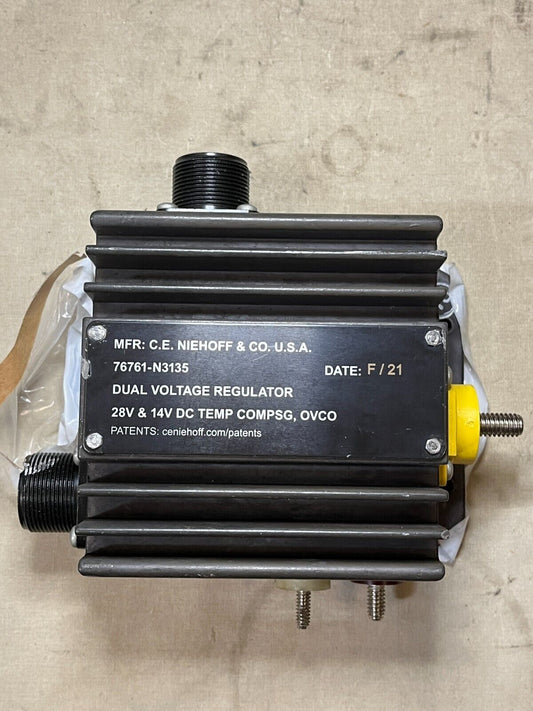 M998 HMMWV NIEHOFF N3103 28V 14V ENGINE GENERATOR REGULATOR 2920-01-483-2291 NOS