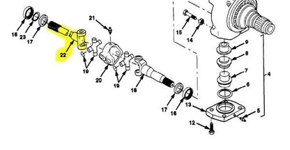 M1070 TRUCK TRACTOR PROPELLER SHAFT V75750403, SA75750403 2520-01-387-5823 USA