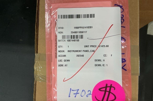 Gauge Panel 12338466 NSN 2540-01-185-6117 - photo 3
