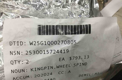 FORK LIFT TRUCK 885101001E KINGPIN, WHEEL SPINDLE HEAVY DUTY 2530-01-572-4419 US