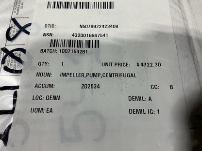 Impeller 2621-126-01 NSN 4320-01-666-7541 - photo 4