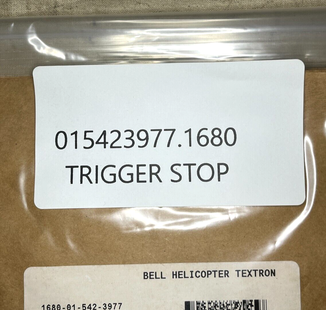 BELL OSPREY CV-22A AIRCRAFT TRIGGER STOP 901-060-330-113 1680-01-542-3977