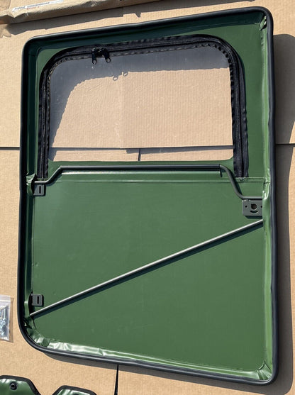 M998 HMMWV HUMVEE 2 MAN CAMO SOFT TOP KIT 2 DOOR SET CURTAIN BOW RAIL HARDWARE | 2540-01-434-8600