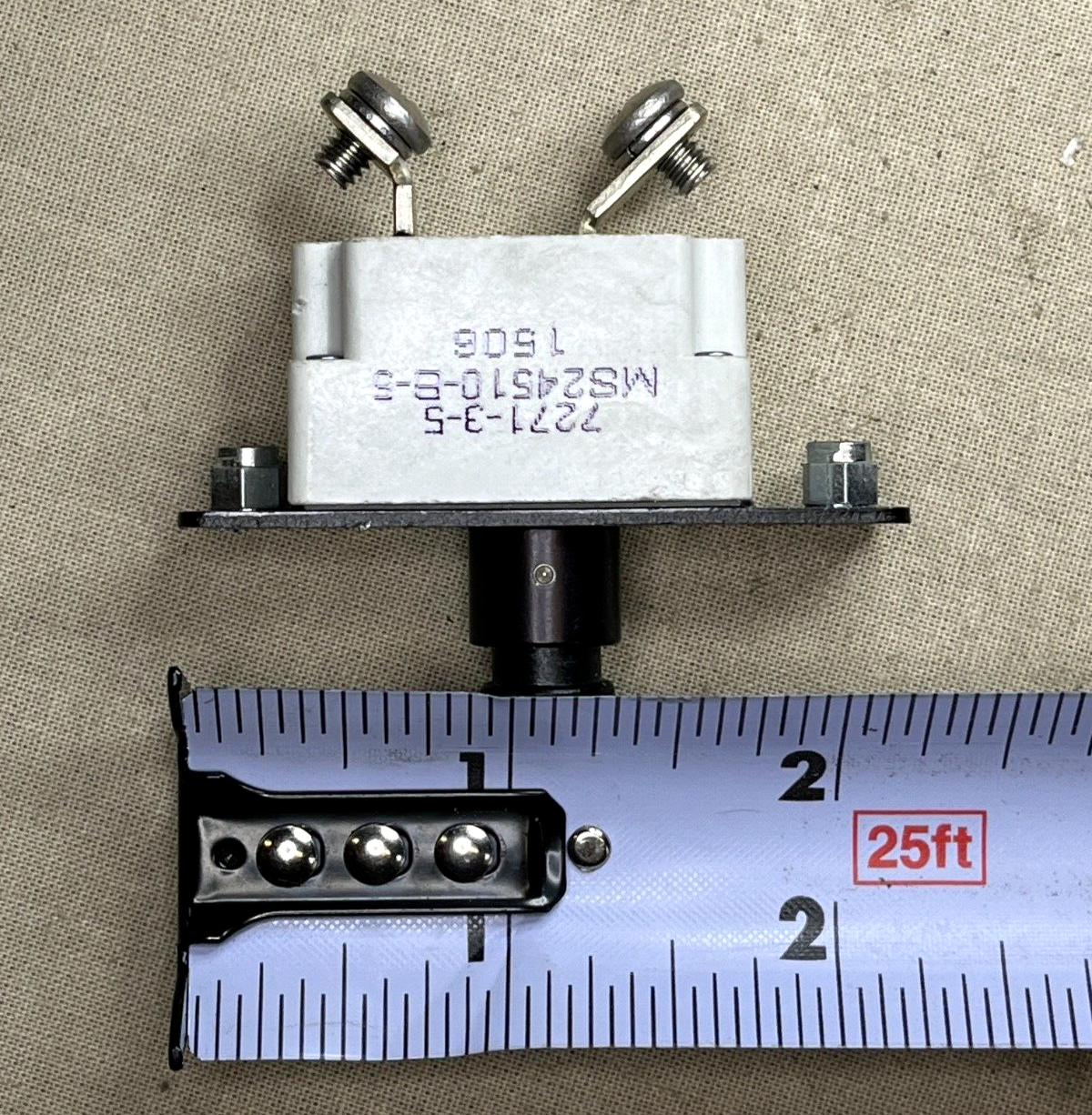 AIRCRAFT C-130 KLIXON MS24510-B-5 5A CIRCUIT BREAKER 7271-3-5 5925-00-625-7817