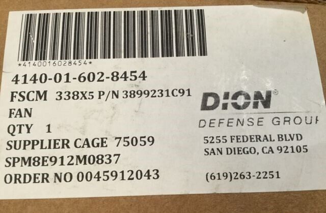 NEW MRAP MAXXPRO 3899231091 FAN CONDENSER, AXIAL FAN IMPELLER 4140-01-602-8454