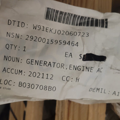 CUMMINS 4945839 4945838 ALTERNATOR 24V 60A FITS DIESEL ENGINE 2920-01-595-9464