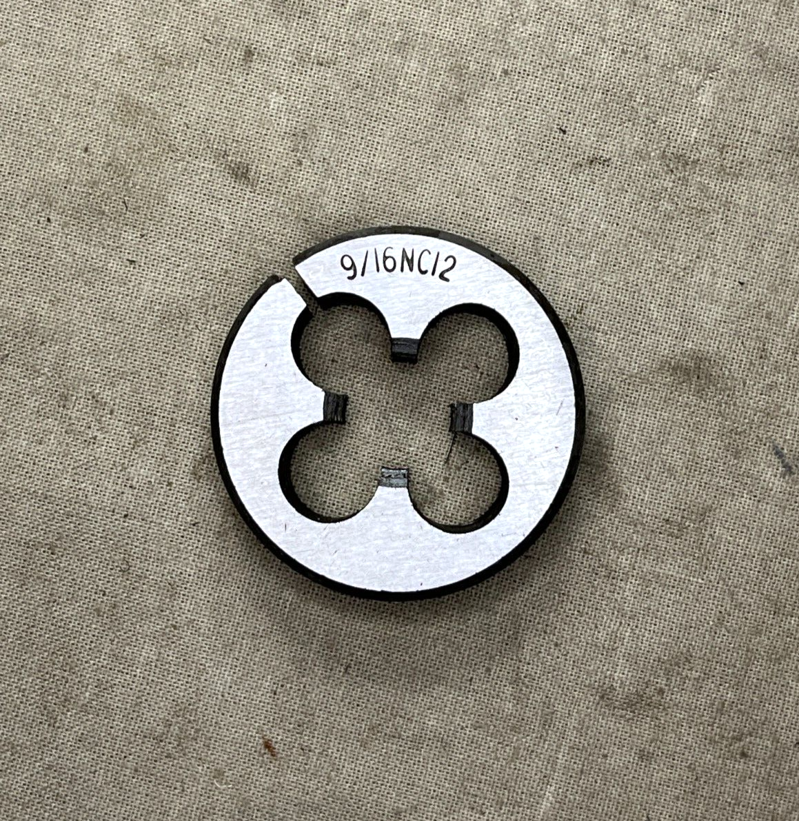 9/16" x 12 UNC SPLIT DIE THREAD CUTTER TUNGSTEN STEEL 9/16NC12