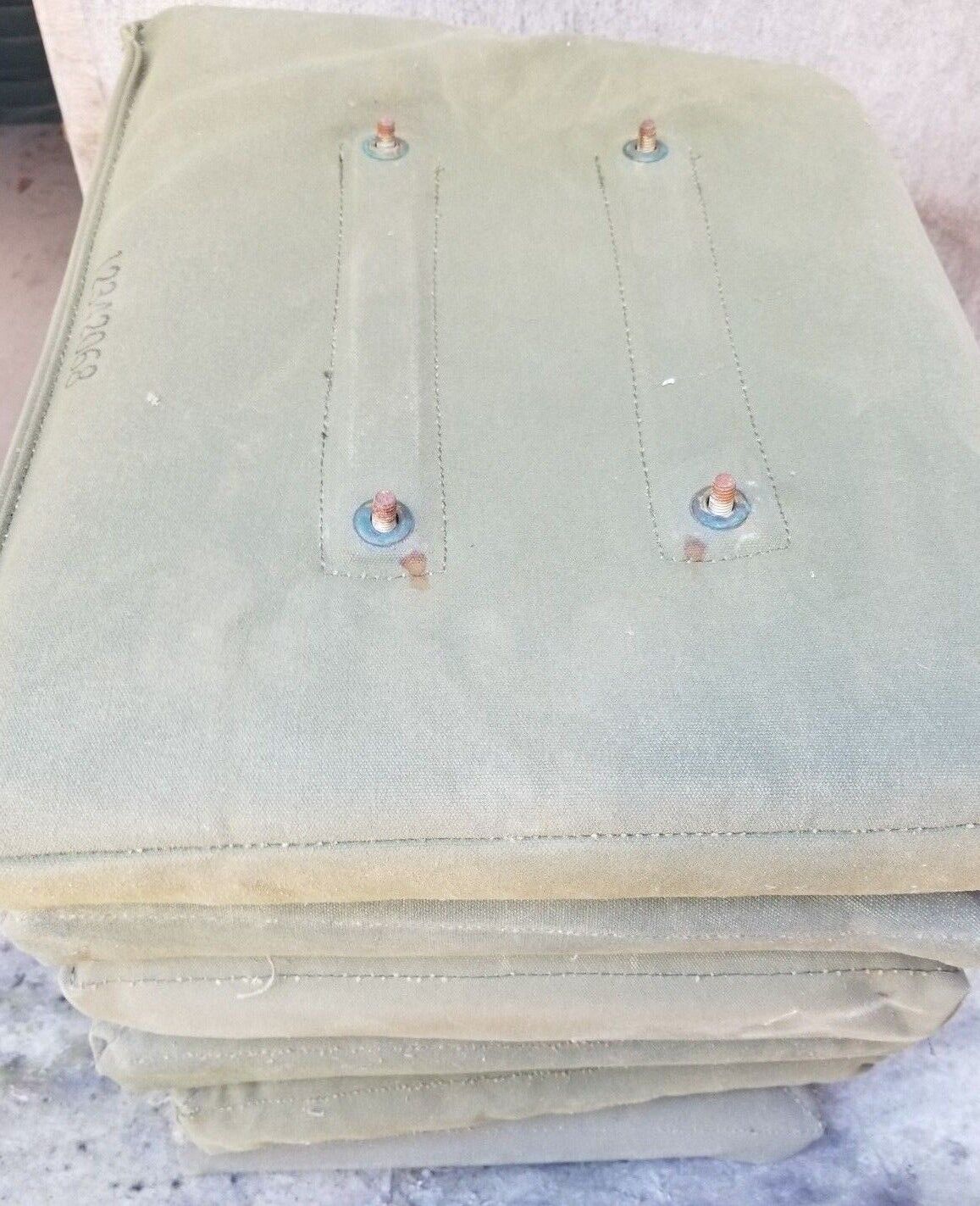 LOT OF 6  Surplus Seat Cushion Bottom GREEN,  M998 HMMWV Humvee 12342068