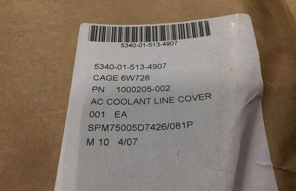AF M1116 HMMWV 1000205-002 A/C COOLANT LINE PROTECTIVE COVER 5340-01-513-4907