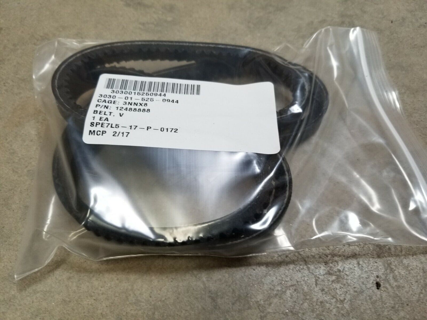 FMTV LMTV COMPRESSOR BELT V BELT 3030-01-525-0944 12488888