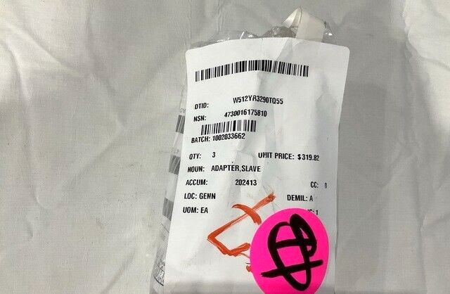 PALLETIZED LOADING TRUCK OSHKOSH 3809386 SLAVE ADAPTER ASSEMBLY 4730-01-617-5810