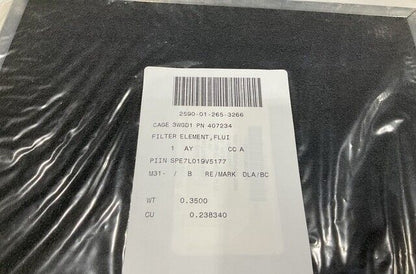 1EA HMMWV 1 1/4-TON STATZ 407234 FLUID FILTER ELEMENT 5934259 2540-01-265-3266