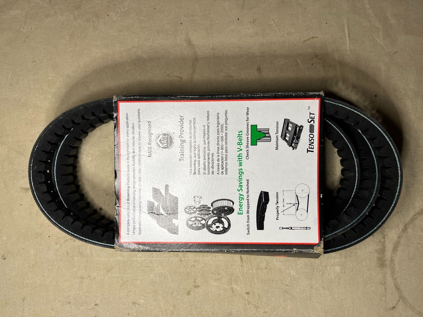 BROWNING BX73 GRIPNOTCH V-BELT ; 5/8" TOP WID 76" OUTSIDE LG 3030-00-232-5975