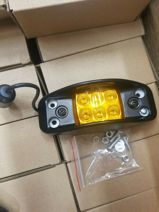 NEW BLACK HMMWV Humvee M998 AMBER LED SIDE MARKER Light LMTV FMTV m939 M35a2