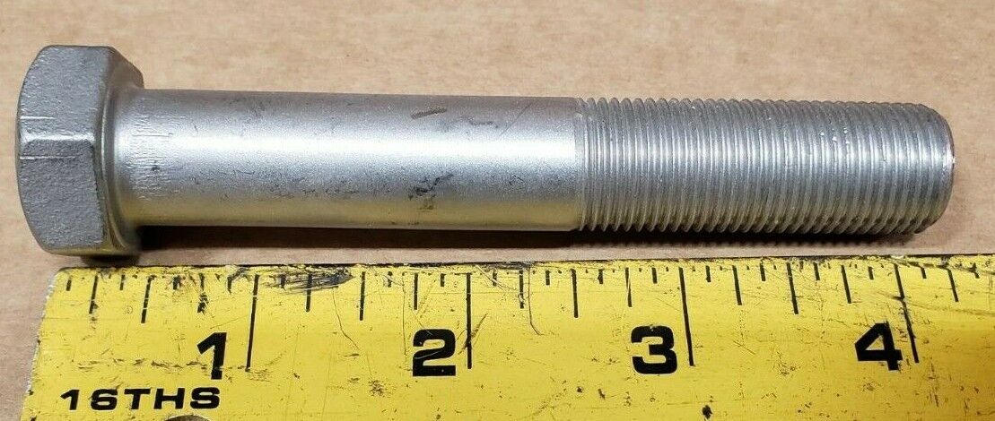 Box of 36 Large Hex Screws Thread: ⅝ Inch, Hex head: 1 inch, 4 inch length