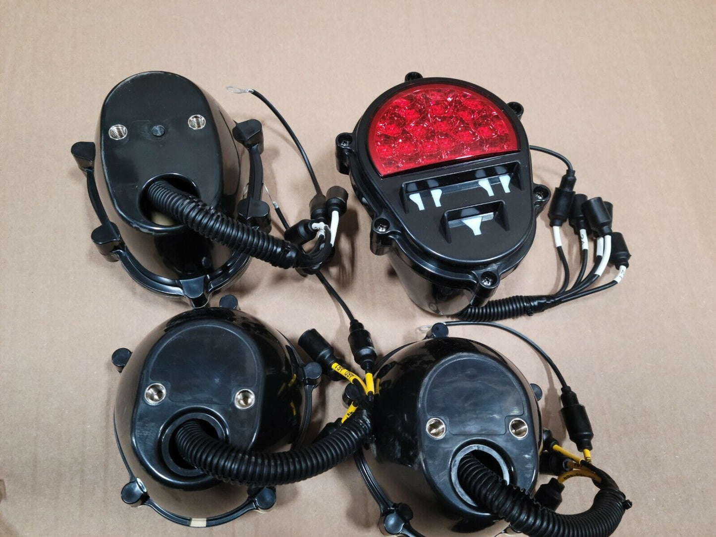 FULL LED CONVERSION KIT Military M998 Humvee RED, Amber, Side Marker HEAD Light