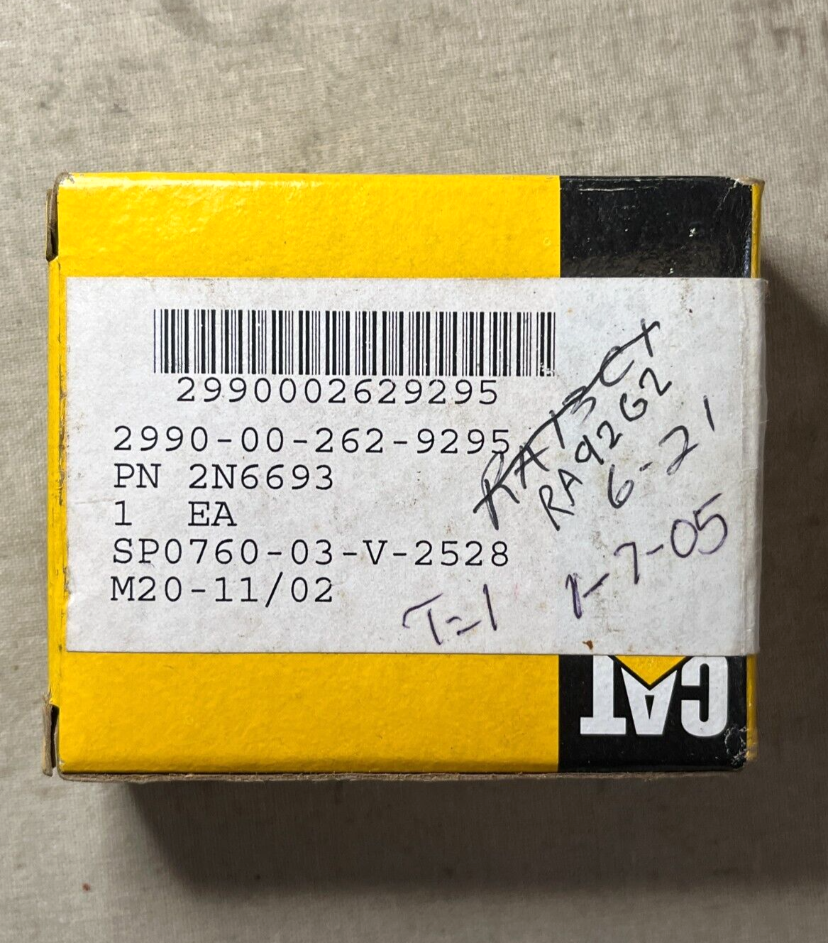 GENUINE CAT CATERPILLAR 2N6693 GOVERNOR LEVER 2990-00-262-9295