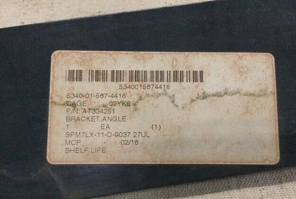 John Deere 624KR Wheel Loader AT334251 Angle Bracket 5340-01-567-4418 NOS