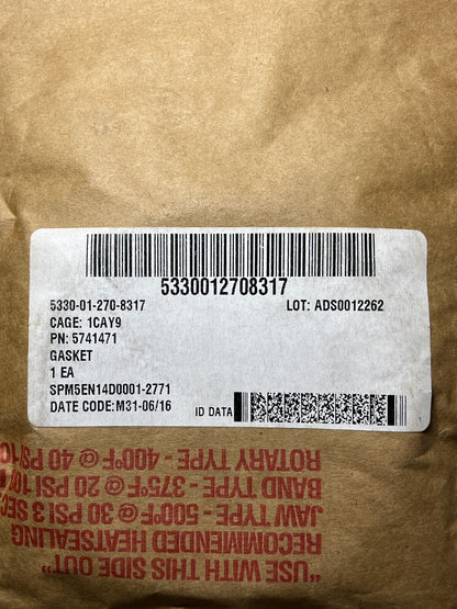 NEW MILITARY M998 HUMVEE 5741471 GASKET 5330012708317 5330-01-270-8317 USA