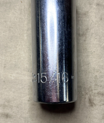 PROTO 5530HL 3/4" 15/16" 6 POINT DRIVE DEEP SOCKET WRENCH 1AP89 5120-01-399-9671