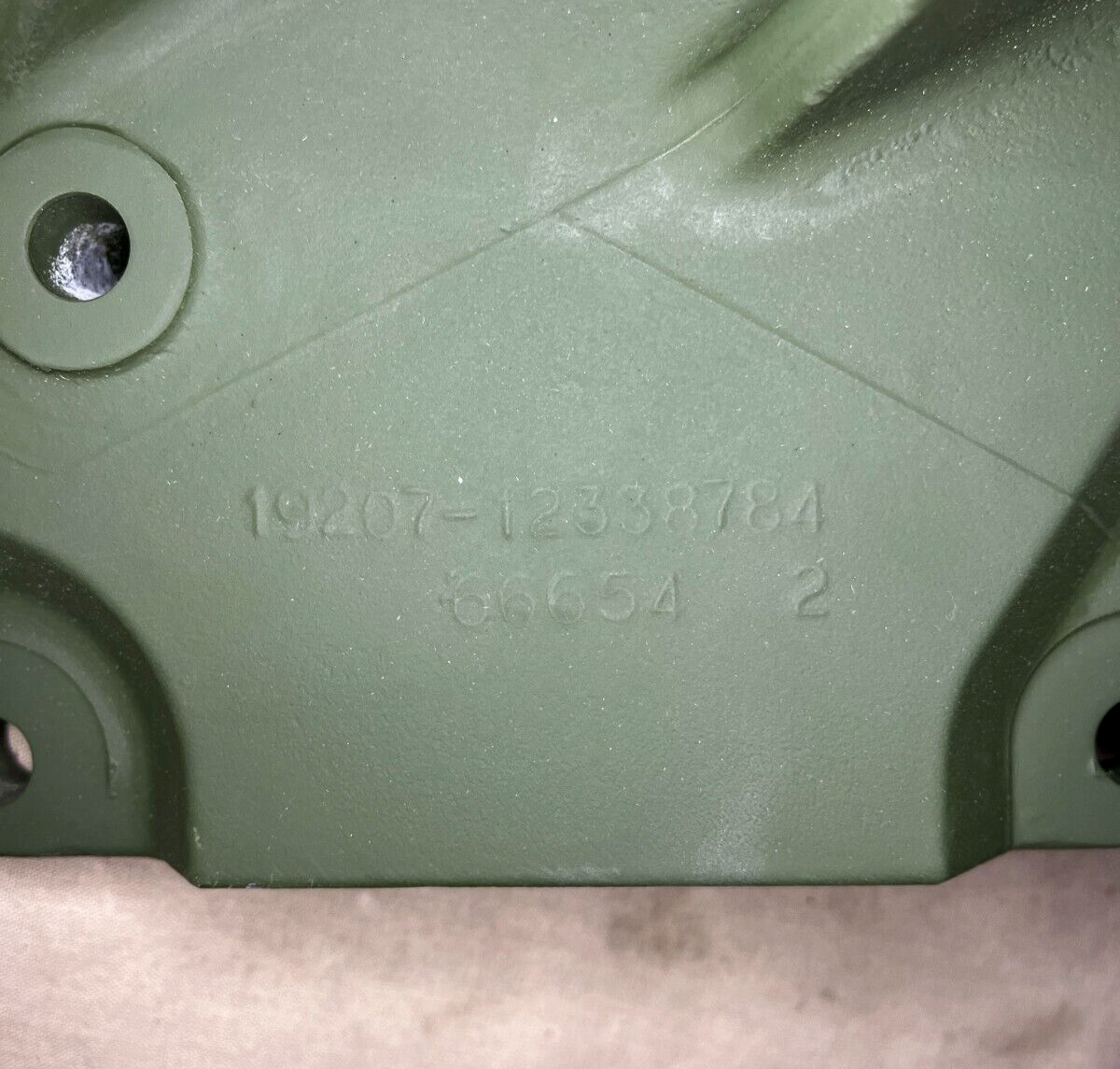 M998 Humvee HMMWV H1 60-amp GENERATOR BRACKET 12338784-2  5342-01-257-7706