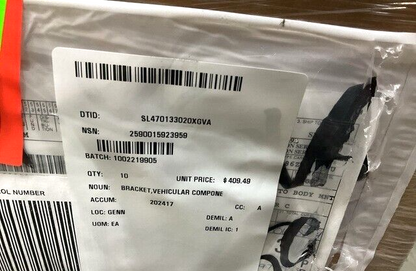 MRAP MAXXPRO 3885200C1 VEHICULAR COMPONENT BRACKET BRACE ASSY 2590-01-592-3959
