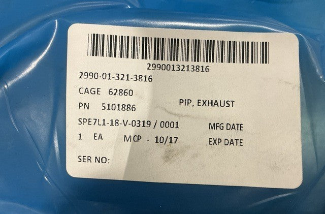 Exhaust Pipe 5101886 NSN 2990-01-321-3816 - photo 2