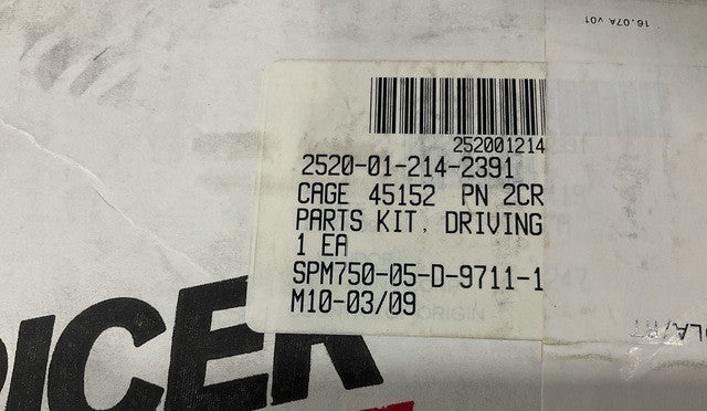Driving Axle Different Parts Kit M984A1 NSN 2520-01-214-2391 - photo 20