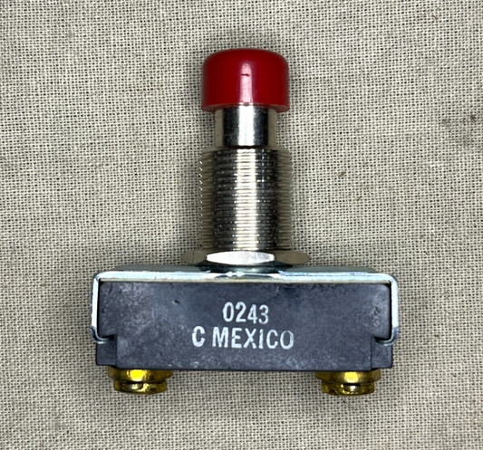 CARLING TECHNOLOGIES 0243 SWITCH PUSH BUTTON OFF (ON) SPST ROUND PLUNGER 15A
