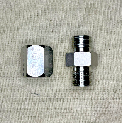 768-FSS0 3/8 TUBE TO BOSS STRAIGHT ADAPTER D320448 MS51843-5SS 4730-00-411-5597